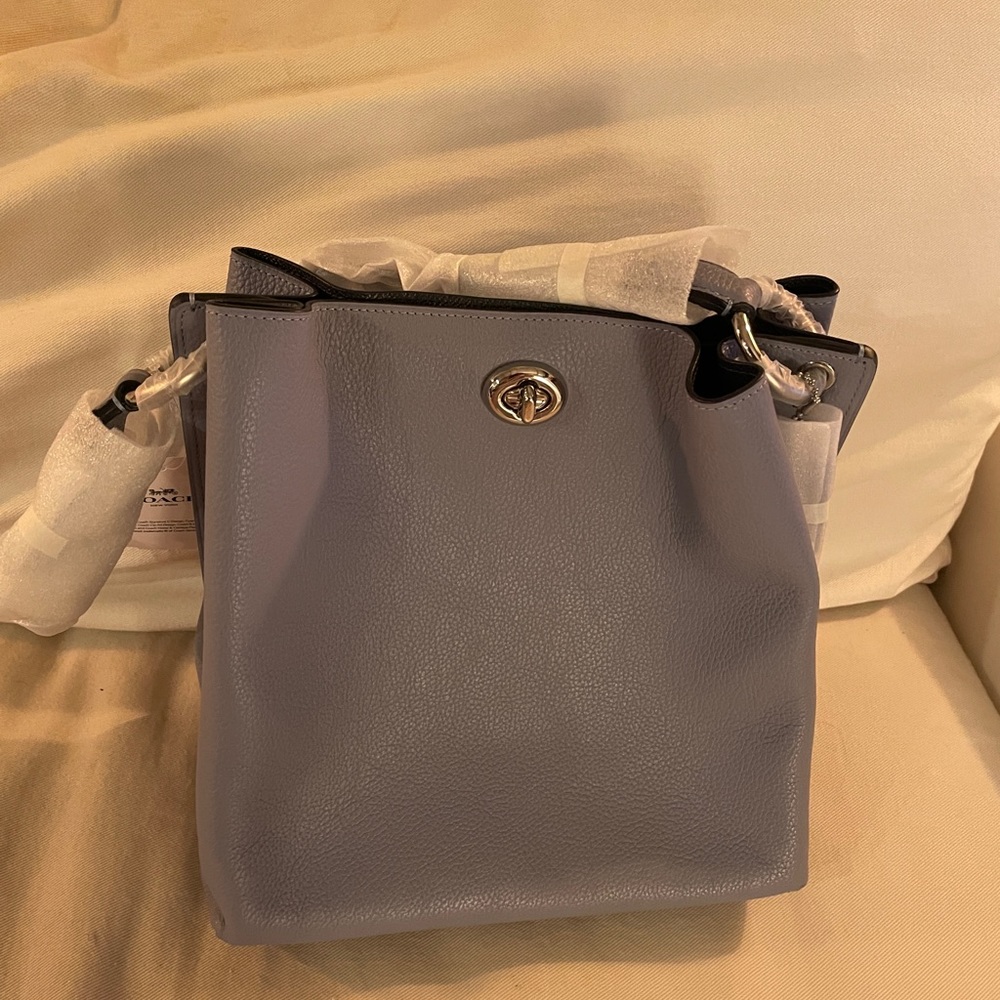 Coach NWT Blue Mist Charlie Bucket Bag